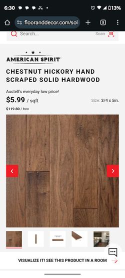 Bruce 150 Square Feet Of Dark Hickory Brown Solid Hardwood