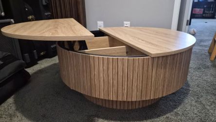 Flip and lift top coffee table