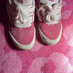 Pink New School Vans