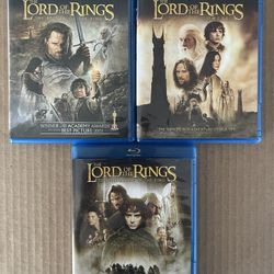 Lord of The Rings”Movie Lot(6) Movies 🍿  Blu-Rays & DVD’s in Cases. Like New!!!😎