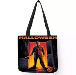 Horror Tote Bag Halloween Micheal Myers Slasher