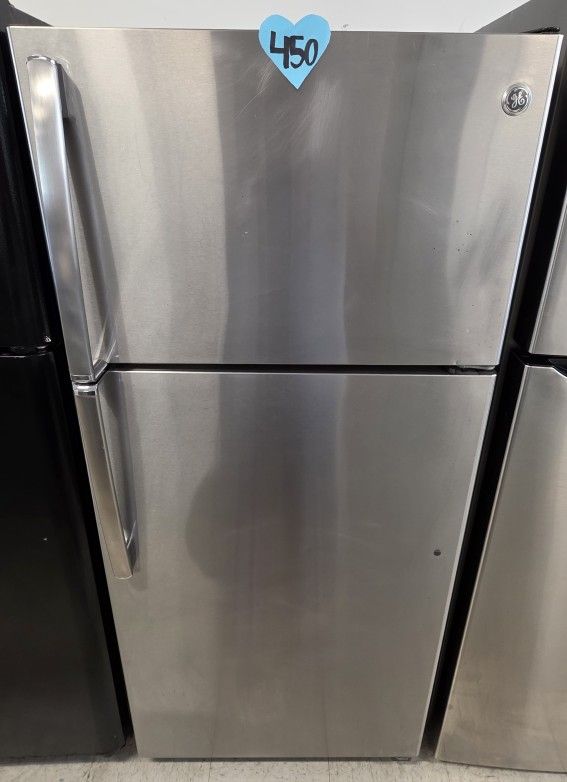 Top Freezer Stainless Used In Good Condition With 90days Warranty From $399 Up To $550