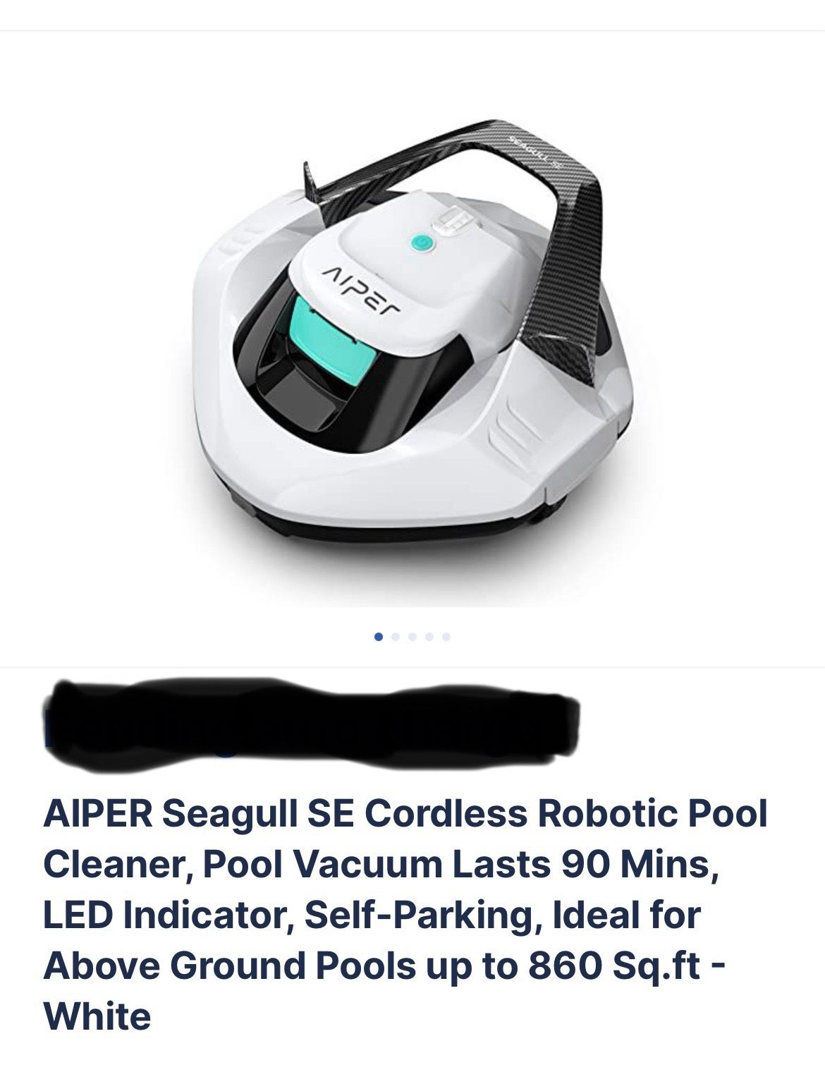 New Robot Pool Vacuum 