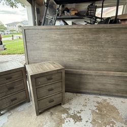 King Bedroom Set. Real Repurposed Wood 