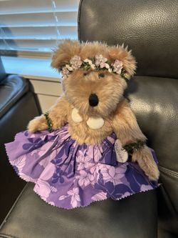 Vintage Hawaiian Teddy Bear