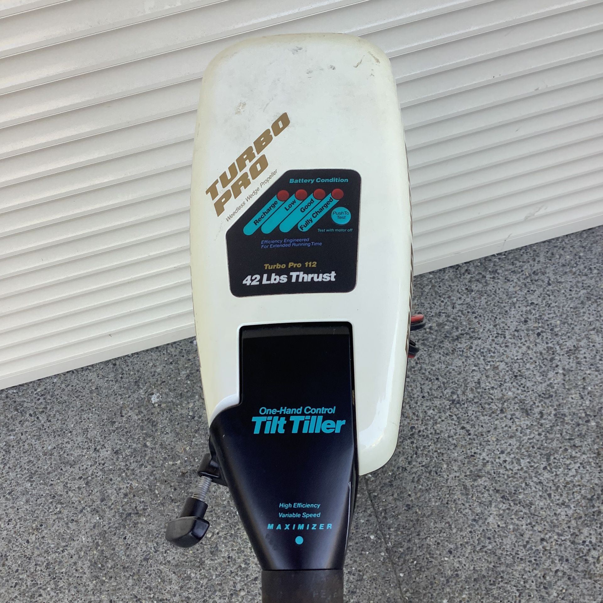 Minn Kota Turbo Pro 112 Variable Speed Trolling Motor 42lbs Thrust for