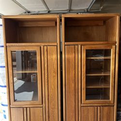 Oak Entertainment Center 