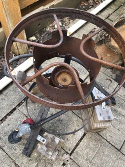 Outside  cooking gas store ,everything is working good and good condition.