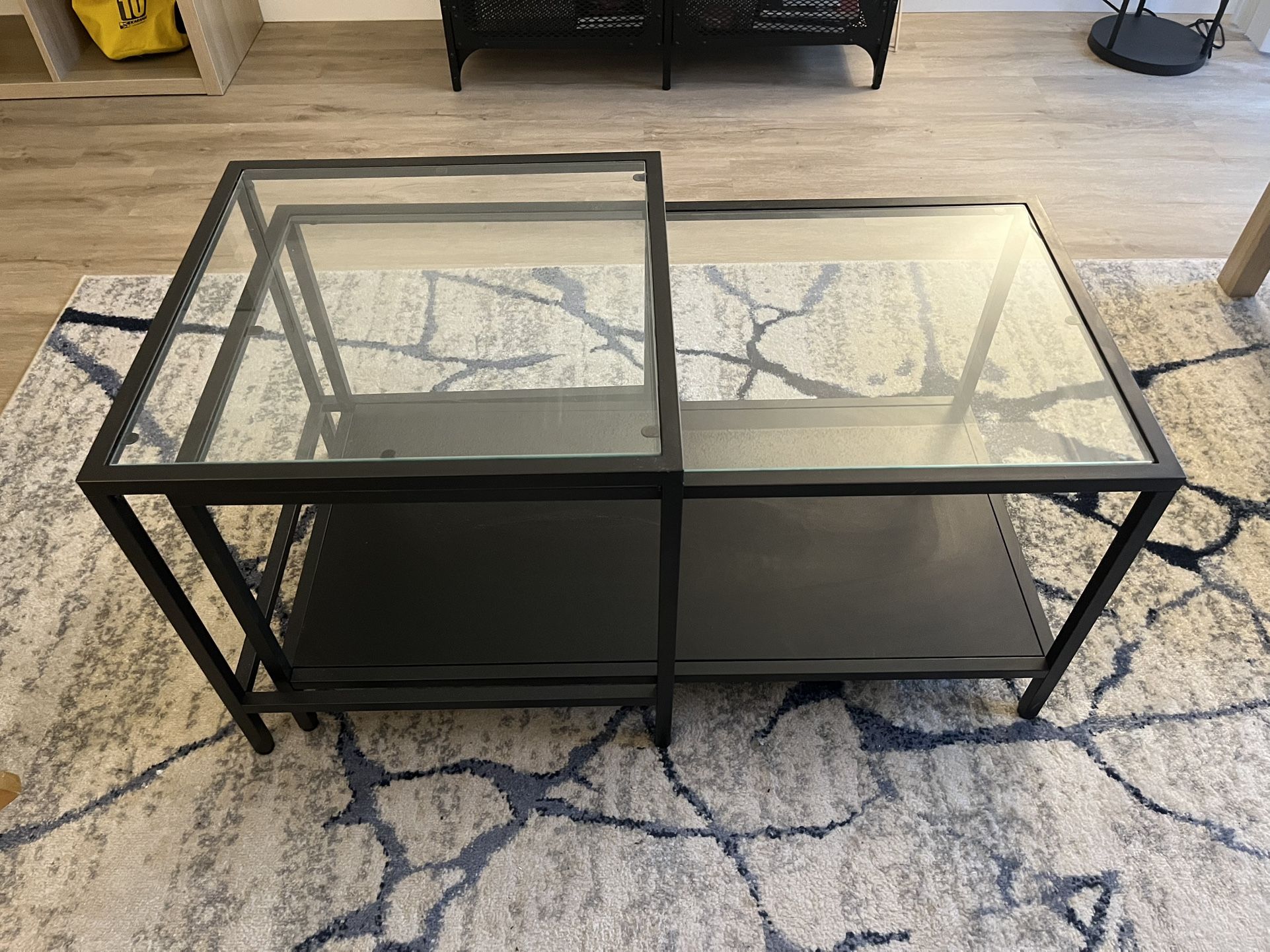 Coffee Table + Side Table Set