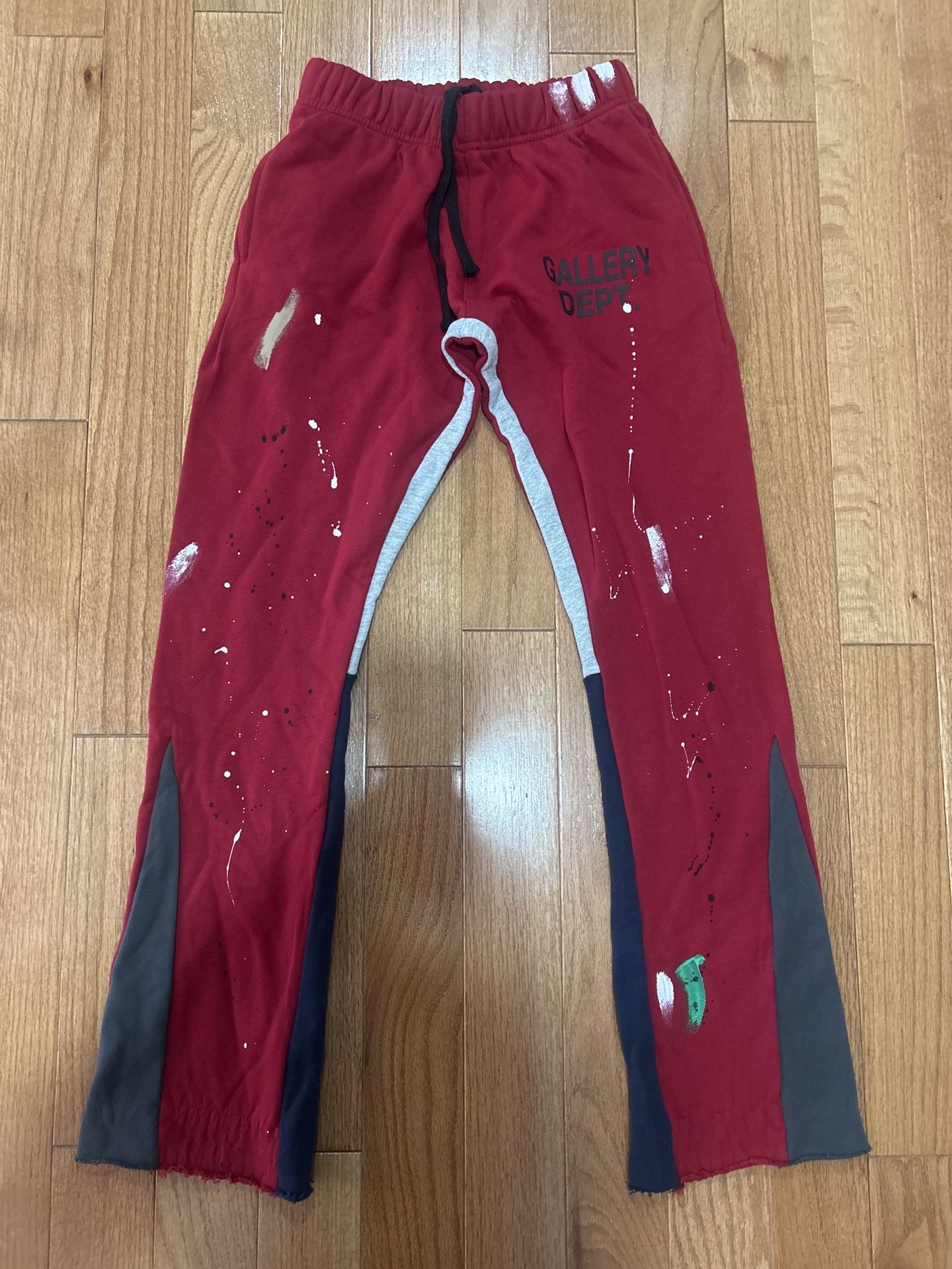Gallery Dept Painter Pants – Red w/ Paint Splatter