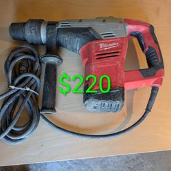 USED Milwaukee Rotary Hammer SDX MAX $220