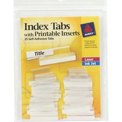 Filing Insert Tabs