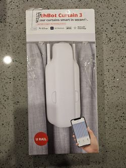 "SwitchBot Curtain 3 Smart Automatic Curtain Opener – White