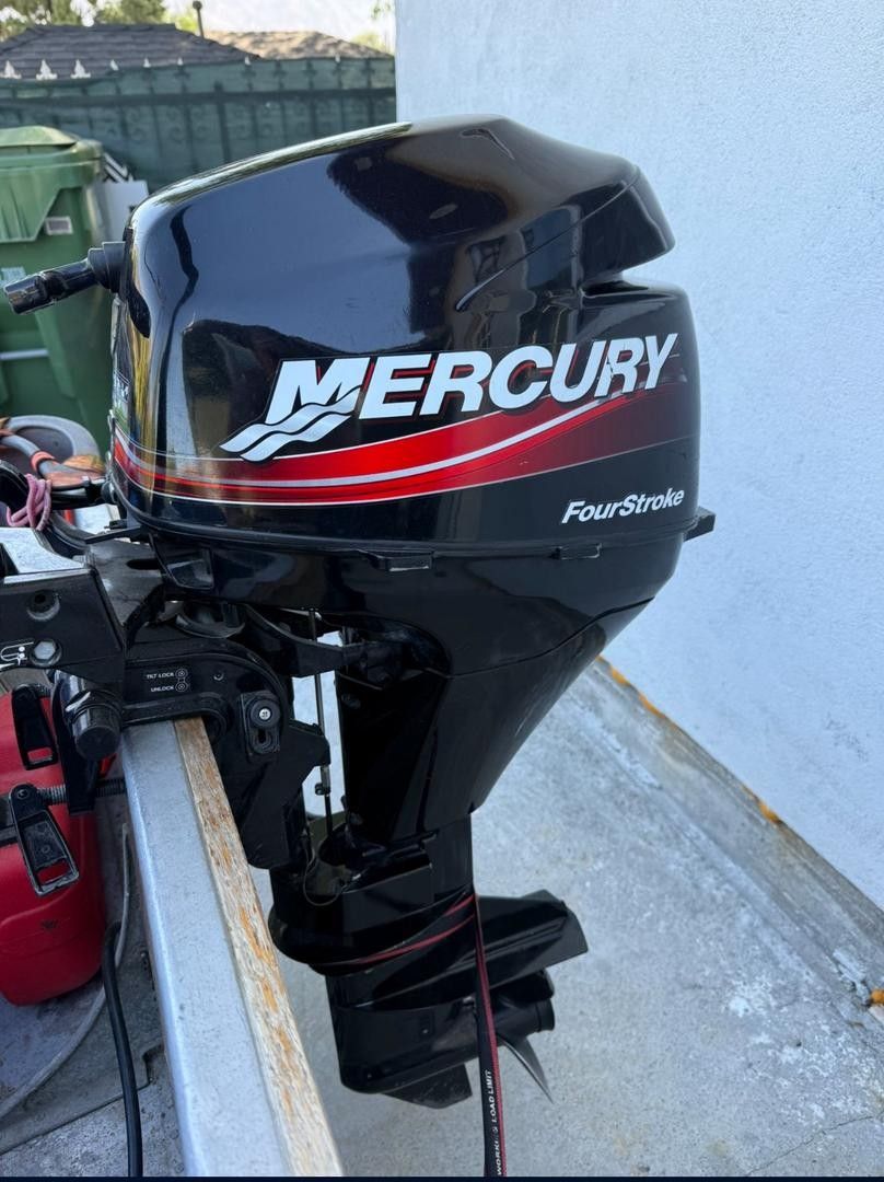 Mercury Outboard Motor & Boat