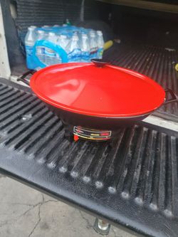 Electric Wok with Lid
