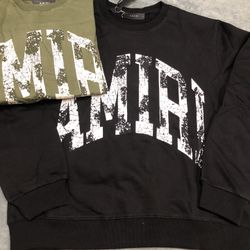 Black Amiri Sweatshirt.   S,m,l,xl
