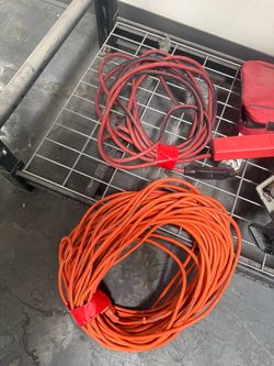 50 foot and 25 foot heavy duty extension cords
