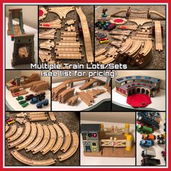Huge Thomas & Friends Wood Train Lot- Includes Accessories & Novelty Items