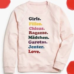 ❤️J Crew❤️Sweatshirt❤️NWT❤️Size S❤️Pink❤️Super Cute❤️Brand New❤️