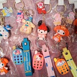 New Hello Kitty & Friends Keychains - $3 Each