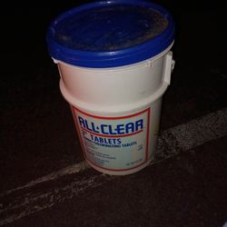 All CLEAR 3" JUMBO CHLORINATING TABLETS COLORINE TABS 