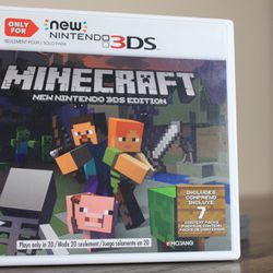 Minecraft New Nintendo 3DS Edition Nintendo 3Ds 