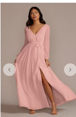 NWT Sage green long sleeve Bridesmaid dress