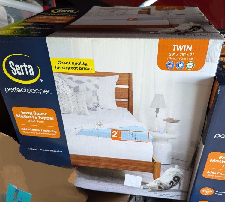 Serta Perfect Sleep 2 " Mattress Topper Twin Size