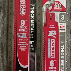 Diablo Thick Metal Blade Bundle – 6” + 9” (6 Blades Total)