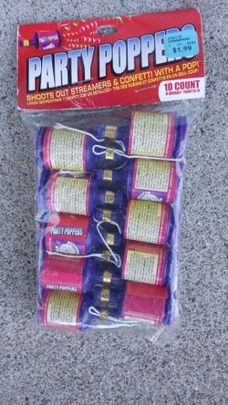 Party Poppers