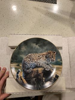 W.S.George Fine China, new decorative ceramic plate, made in USA