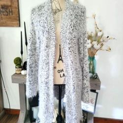 Women's Long Cardigan Sweater Size Small