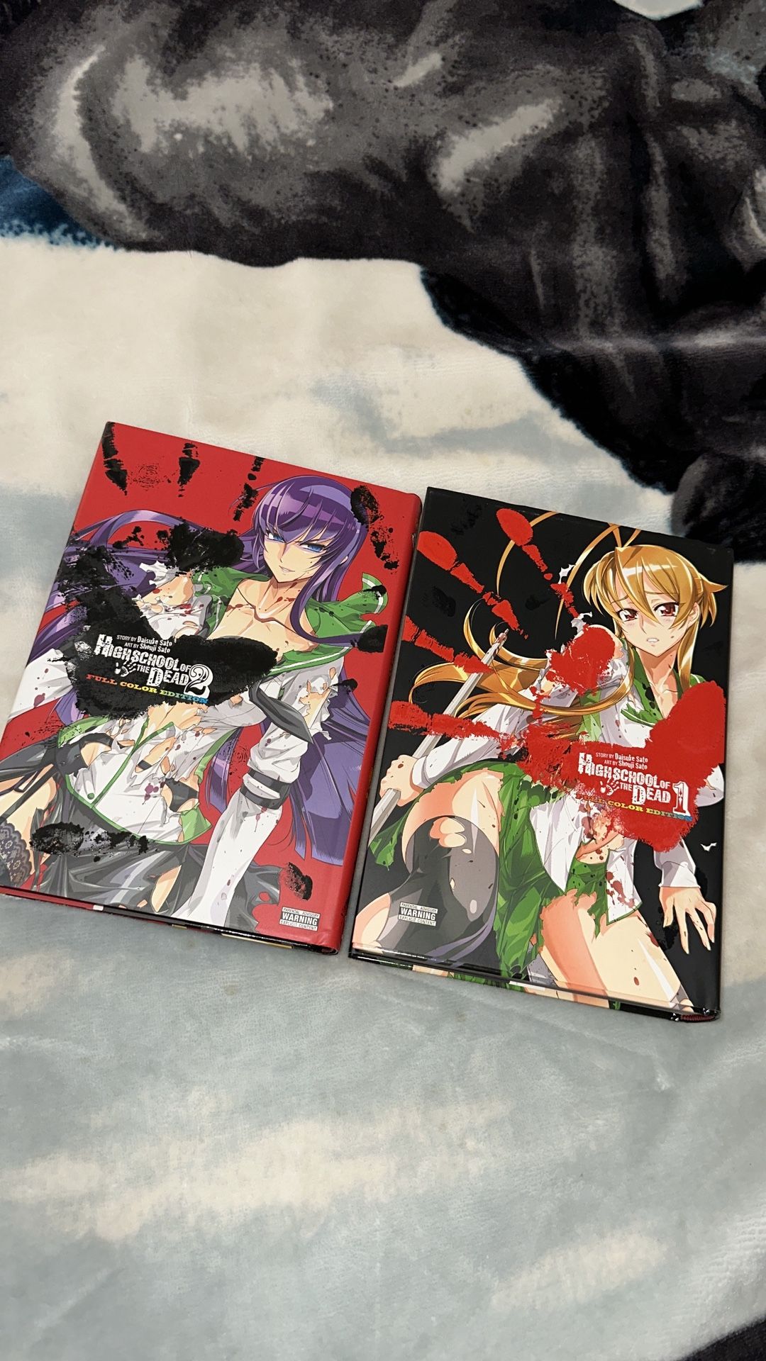 High School Of The Dead Manga Book Hardcover Full Color Edition