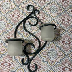 Partylite Green Wall Sconce