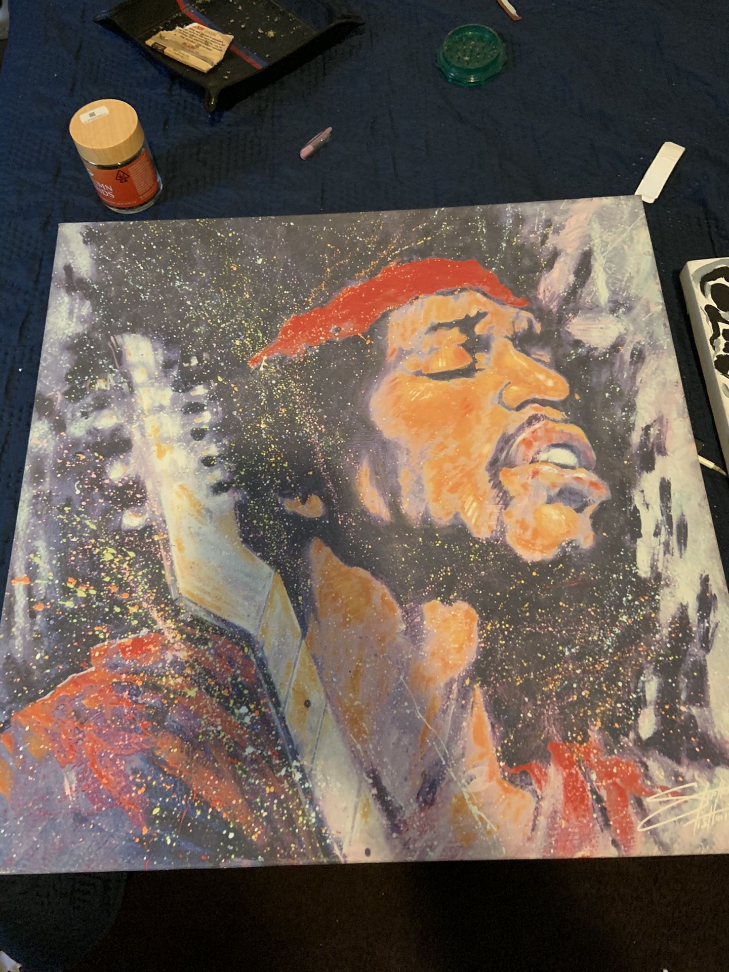 Jimi Hendrix canvas