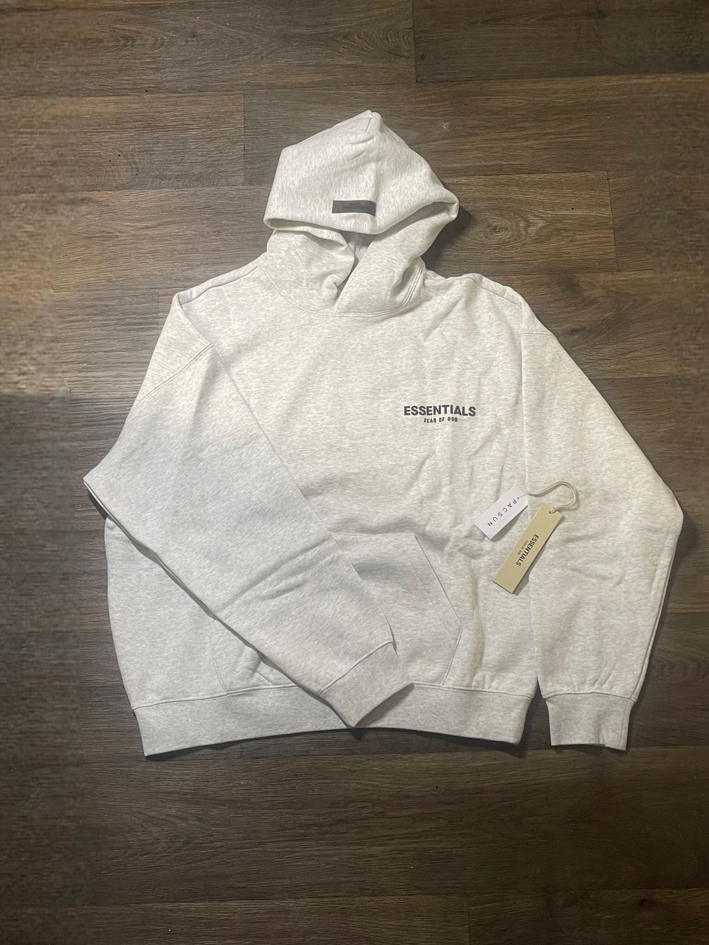 Essential Hoodie light Oat S