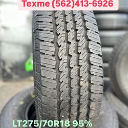 Set of for used Lt275/70R18 $400