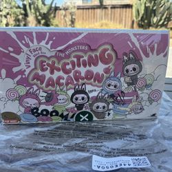 Pop mart Labubu exciting macaron 6 blind boxes sealedcase