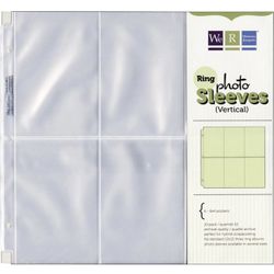  12 Inch x12 Inch 3-Ring Photo Sleeves - 10PK