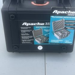 APACHE 1800 Weatherproof Protective Case For Guns, Cameras, Electronics NWT. Minor cosmetic blemishes such as light scratches and scuff marks from sto