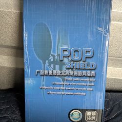 Microphone pop filter