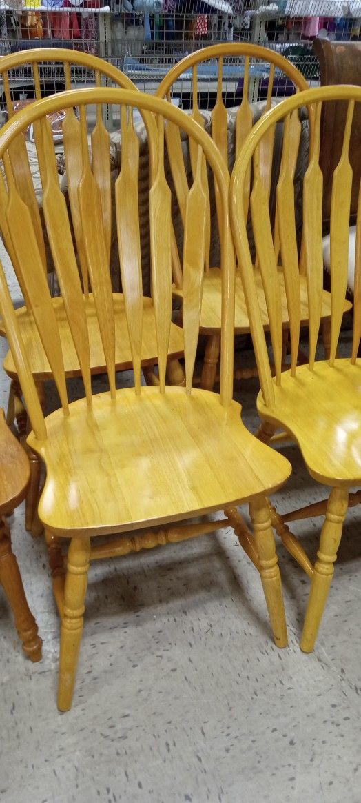 Four Ladden Chairs.Excellent Condition