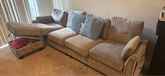Sectional with Ottoman
