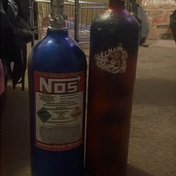 N0S TANK , TWO 5LB FOR 100$