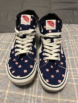 ‘Houston Astros MLB Special Edition’ Vans Sk8-Hi hi-top Men’s Size 7.5