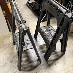 Set Of Two Saw Horses