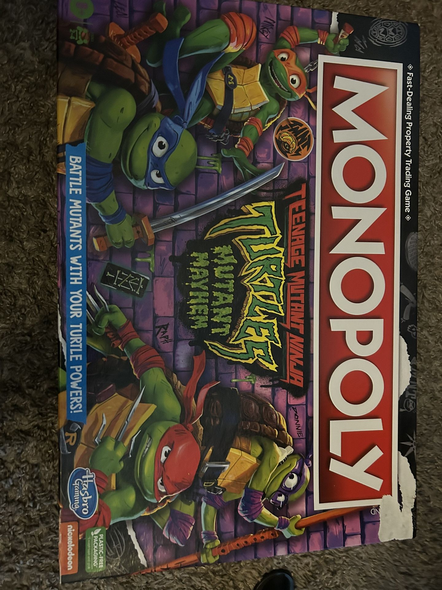 Monopoly Game Teenage Mutant Mayhem