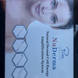 Pure Daily Care NuDerma Handheld Skin Therapy Wand Machine w/Neon – Anti-Aging - Skin Tightening - Wrinkle Reducing - Dark Circles – Clarifying - Hair