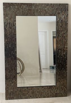 Pier 1 Amber Mosaic Mirror