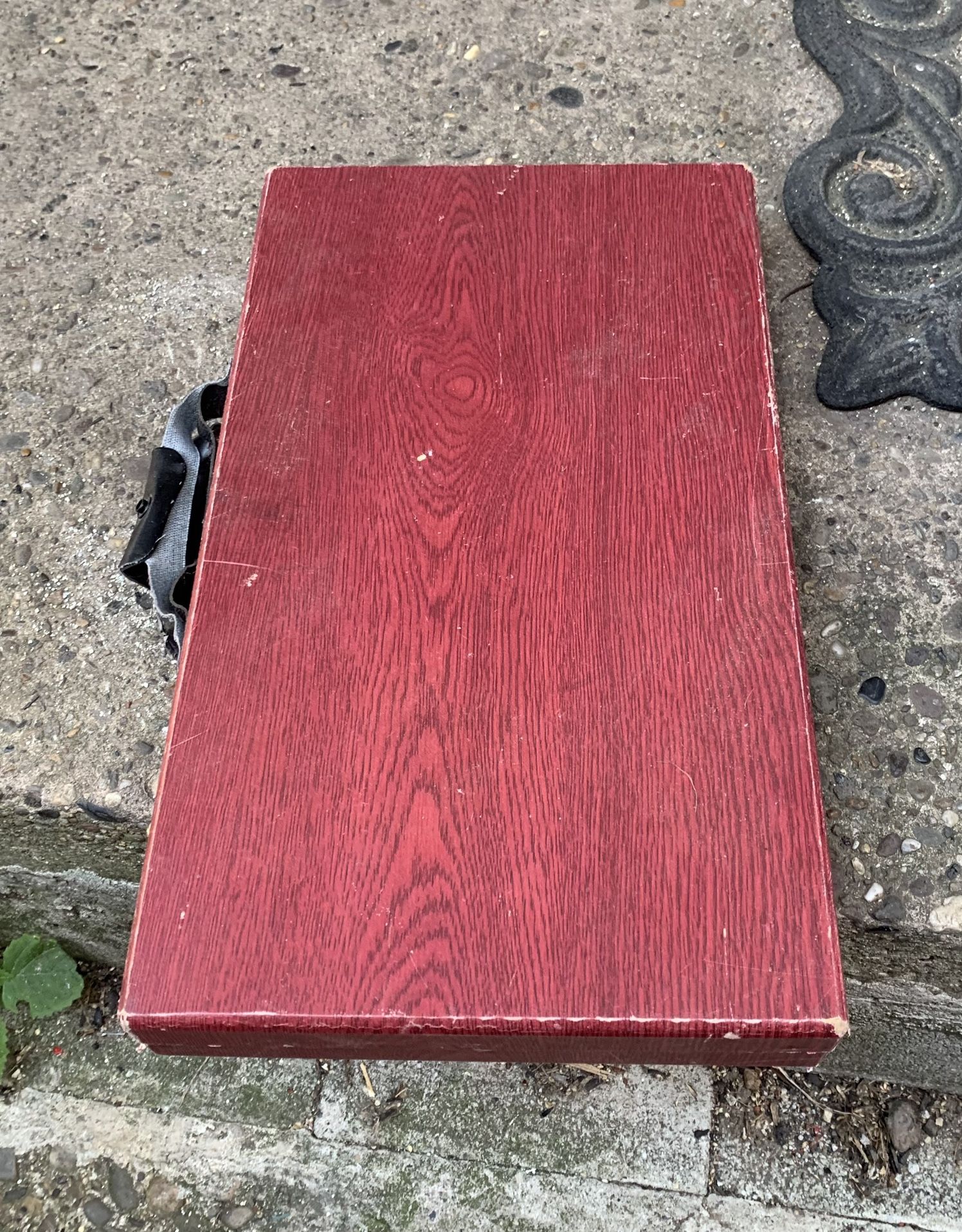 Pencil case 16x9x2 I am selling case you can have all the junk in it pencil & crayons are good but paint is dry